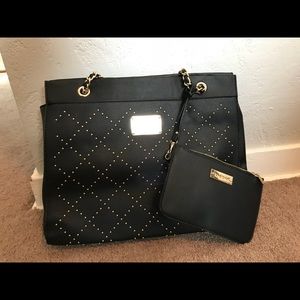 Bebe bag and wristlet